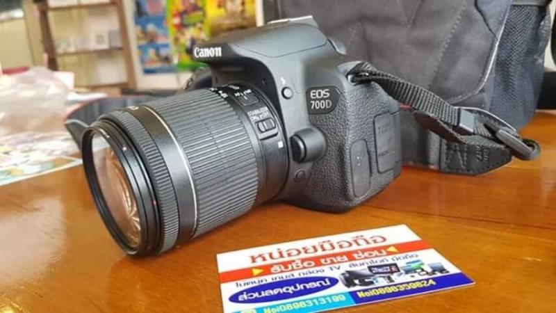 ขาย Canon 700D lens 18-55